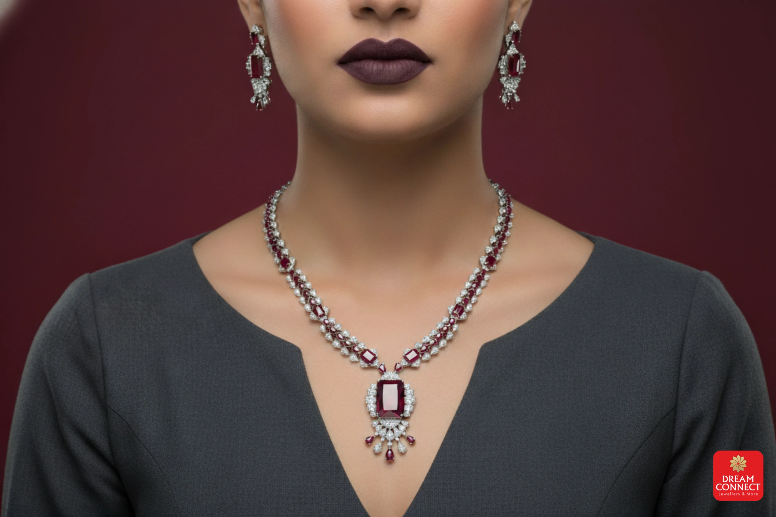 Antique American Diamond Necklace (ADNS 10.3)