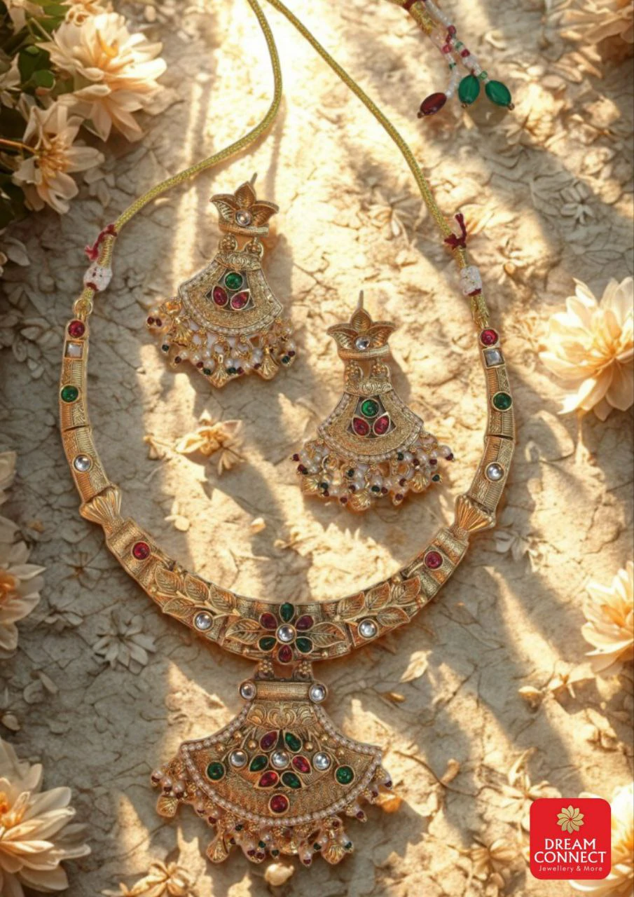 Rajwadi choker Necklace B2212ERJN01