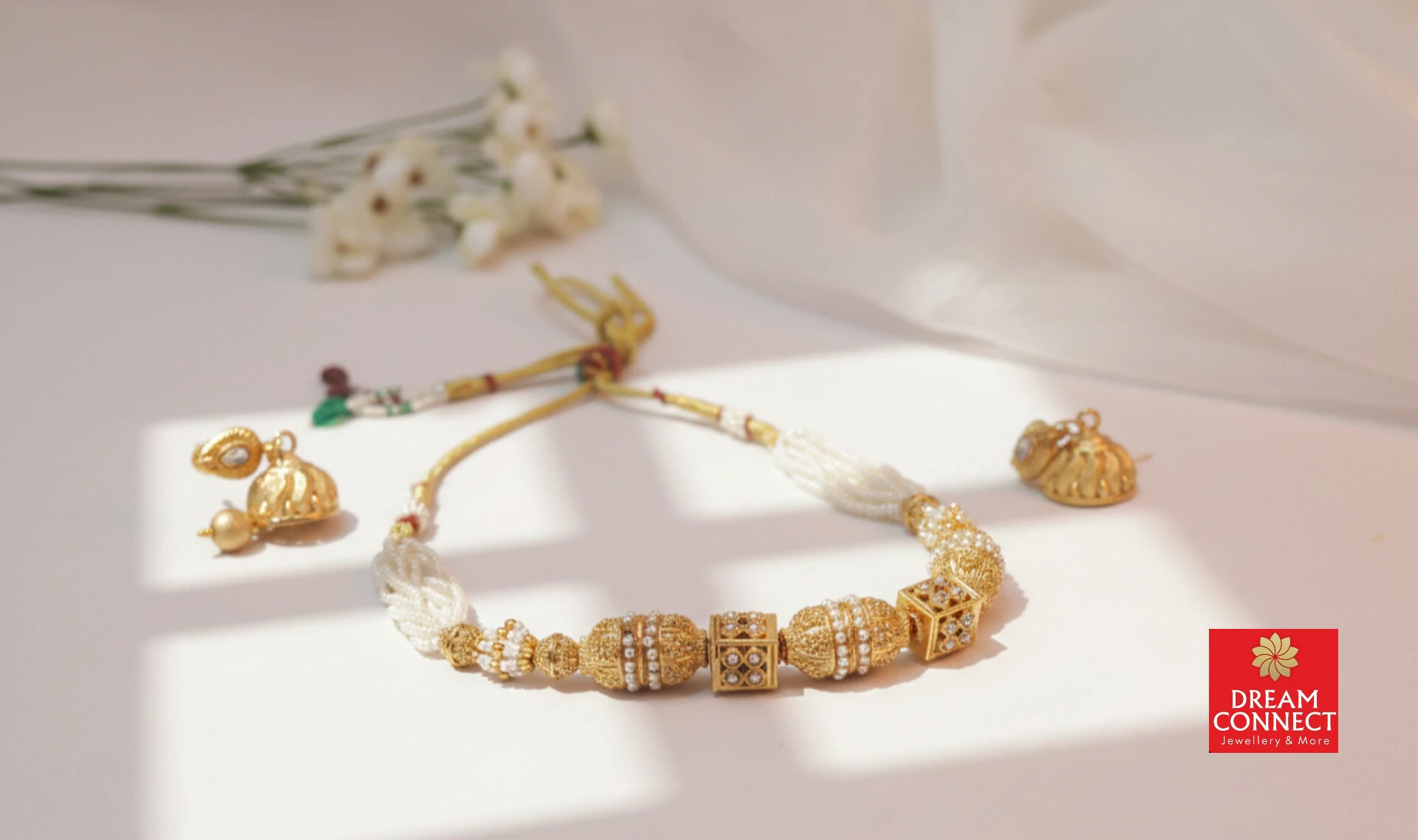 Rajwadi Choker Necklace B3212ERJN05