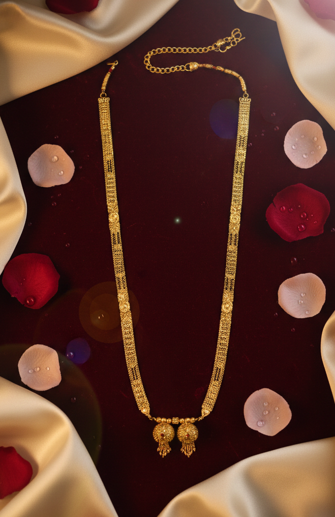 Long Mangalsutra - Gold Plated 5